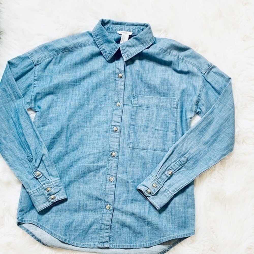 FOREVER 21 Jean Blouse-S **F550**